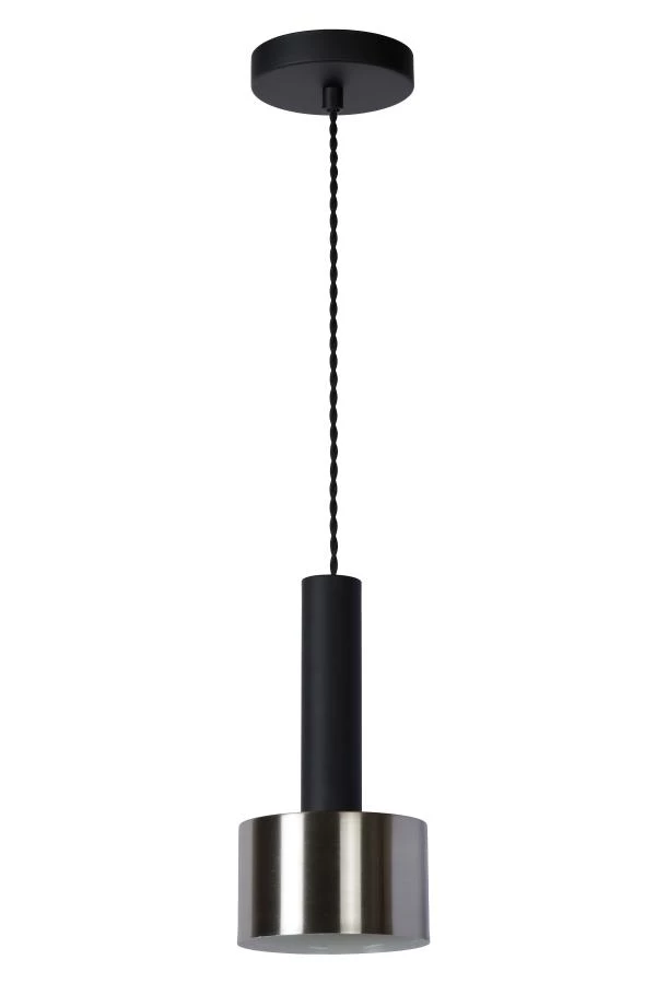 Lucide TEUN - Pendant light - Ø 13 cm - 1xE27 - Black - off